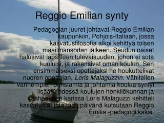 reggio emilian synty