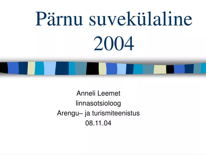 p rnu suvek laline 2004