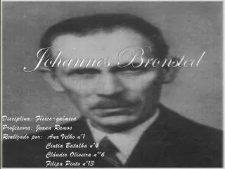 johannes bronsted