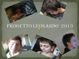 progetto leonardo 2013