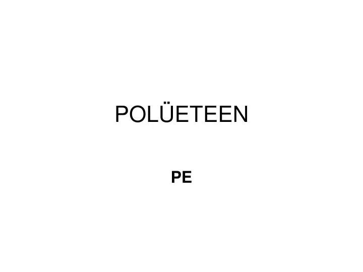 pol eteen