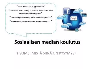 Sosiaalisen median koulutus