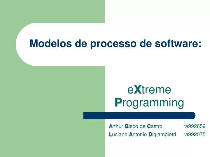 modelos de processo de software