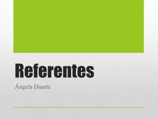 referentes