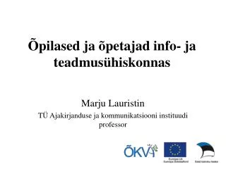 pilased ja petajad info ja teadmus hiskonnas