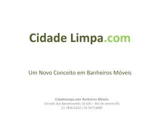 cidade limpa com