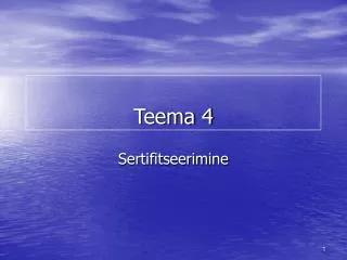 teema 4