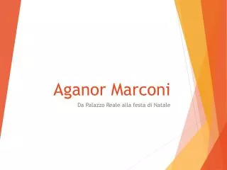 aganor m arconi