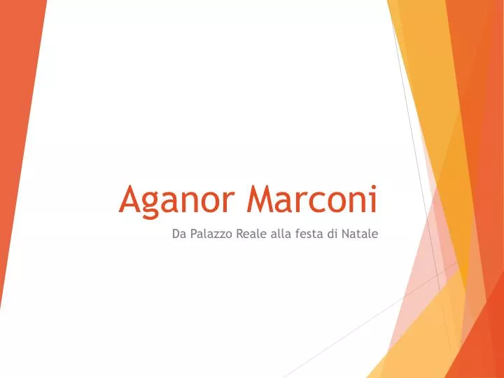 aganor m arconi