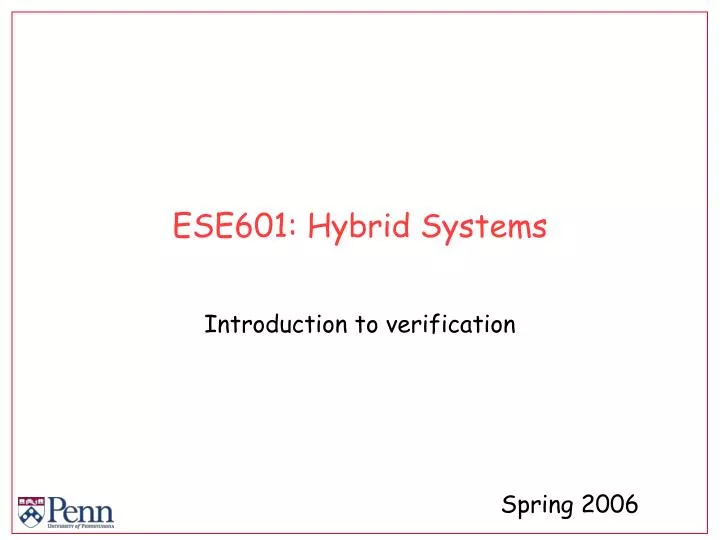 ese601 hybrid systems