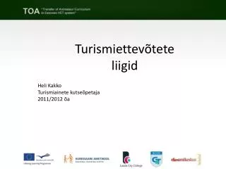 turismiettev tete liigid