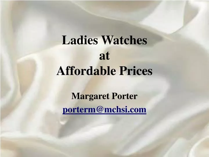 ladies watches at affordable prices