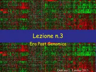 lezione n 3