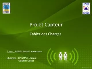 projet capteur