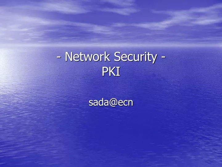 network security pki
