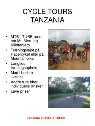 CYCLE TOURS TANZANIA