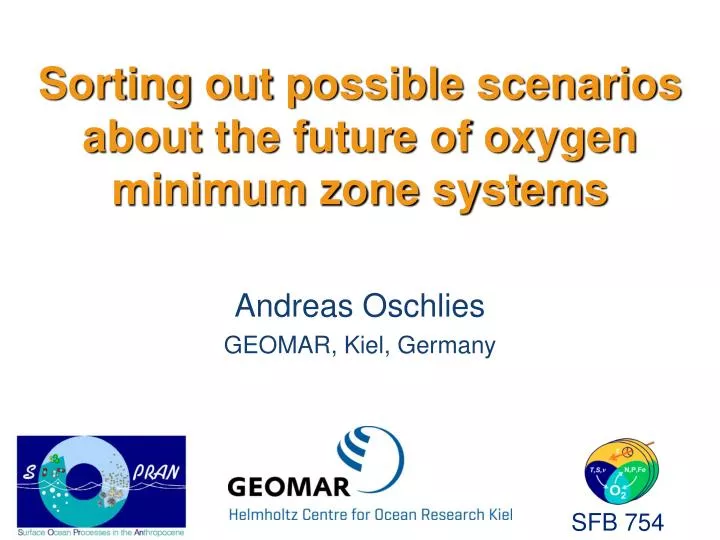 sorting out possible scenarios about the future of oxygen minimum zone systems