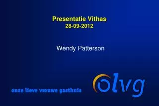 presentatie vithas 28 09 2012