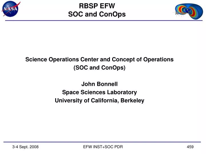 rbsp efw soc and conops