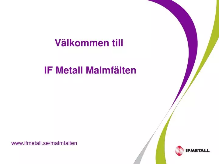 v lkommen till if metall malmf lten