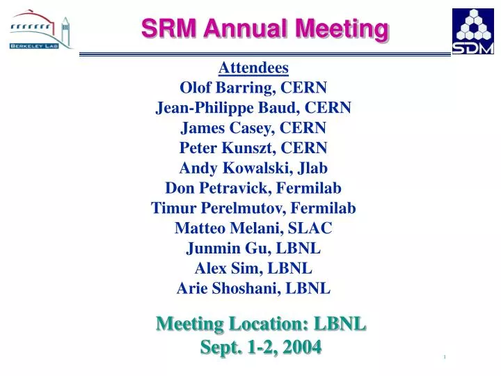 srm annual meeting