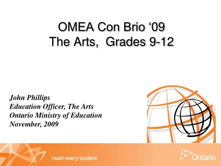 omea con brio 09 the arts grades 9 12