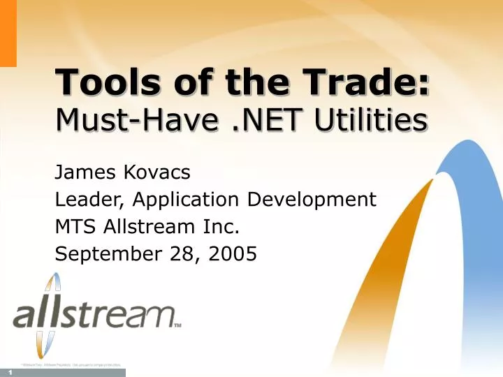 tools of the trade must have net utilities