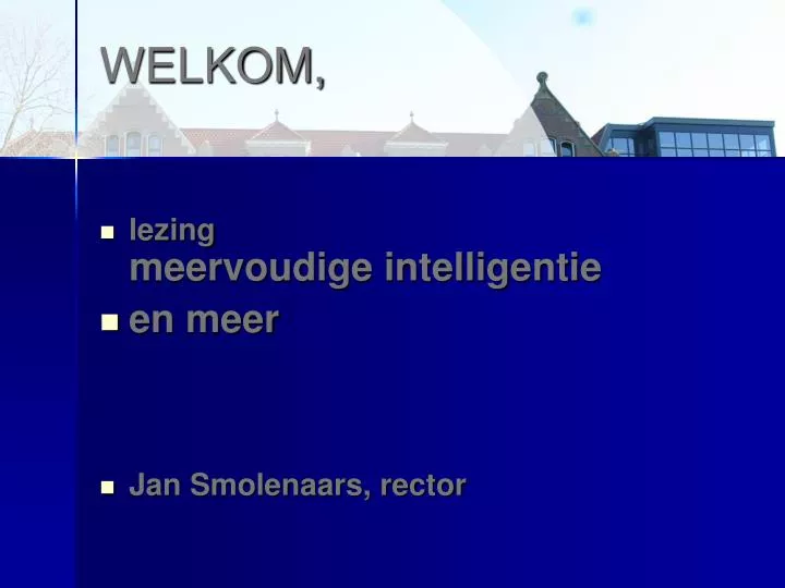 welkom