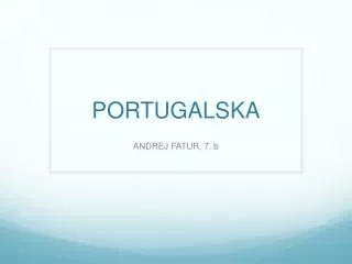 portugalska