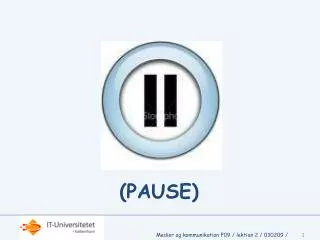 pause