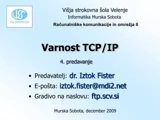 varnost tcp ip