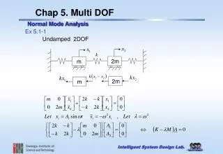 Chap 5. Multi DOF