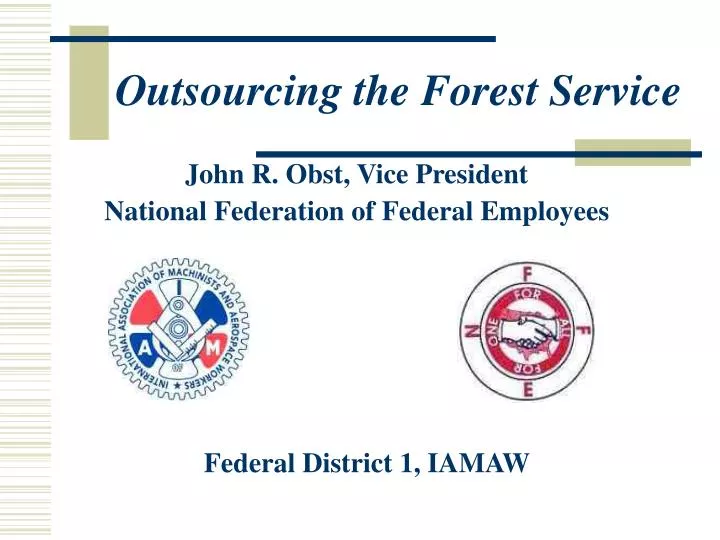 outsourcing the forest service