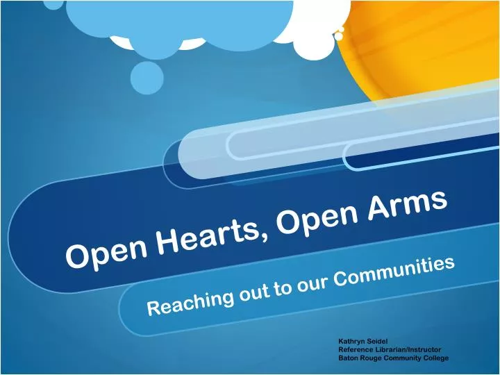 open hearts open arms