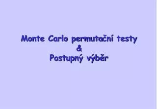 monte carlo permuta n test y postupn v b r