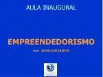 AULA INAUGURAL - slide 1
