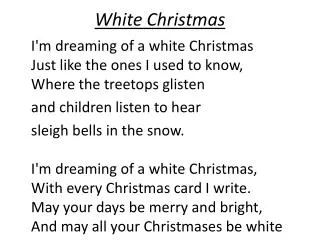 White Christmas