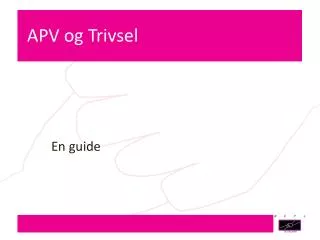 apv og trivsel