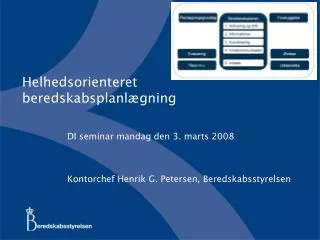 helhedsorienteret beredskabsplanl gning