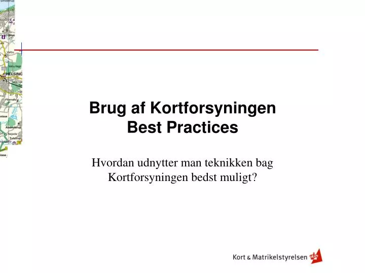 brug af kortforsyningen best practices