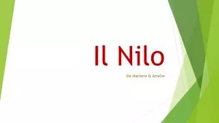 il nilo