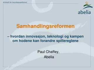 samhandlingsreformen hvordan innovasjon teknologi og kampen om hodene kan forandre spillereglene