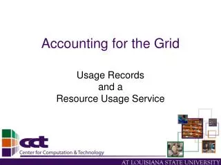 Accounting for the Grid