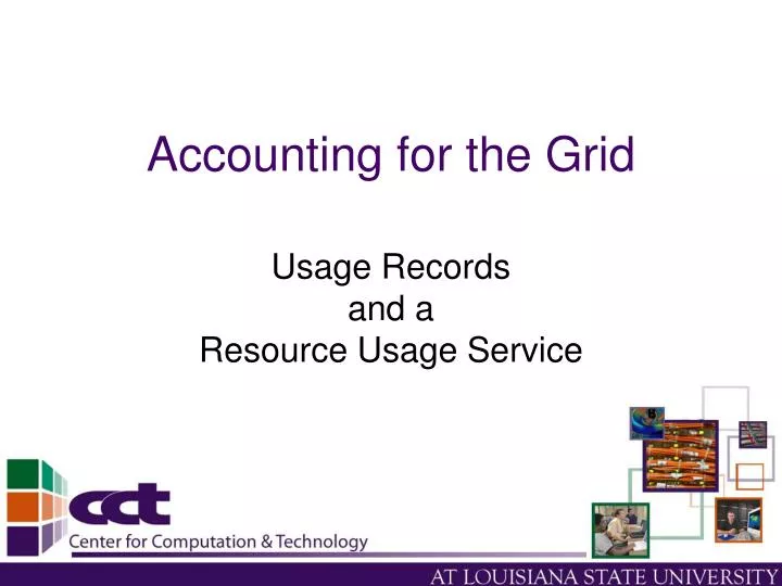 accounting for the grid