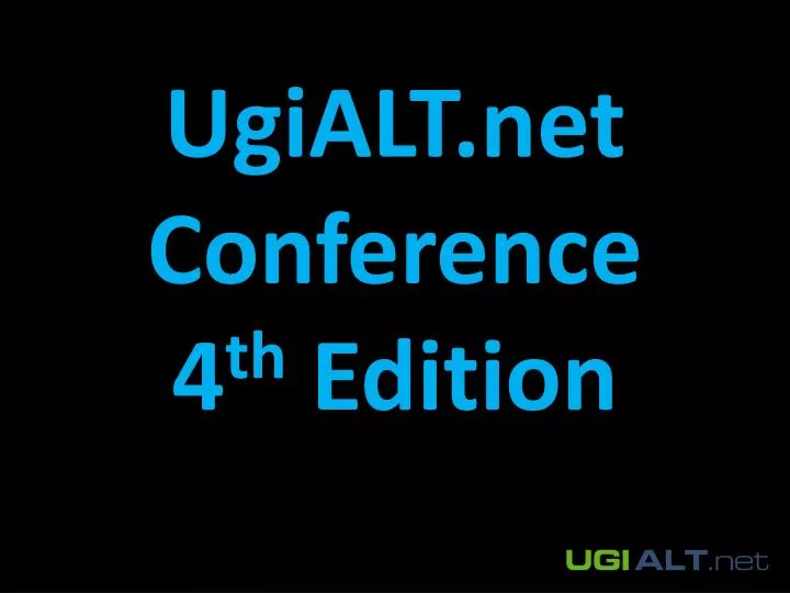 ugialt net conference 4 th edition