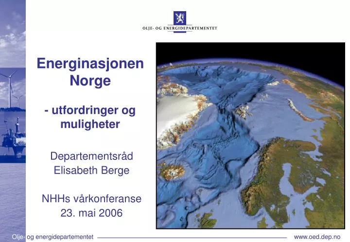 energinasjonen norge utfordringer og muligheter
