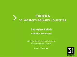 EUREKA in Western Balkans Countries