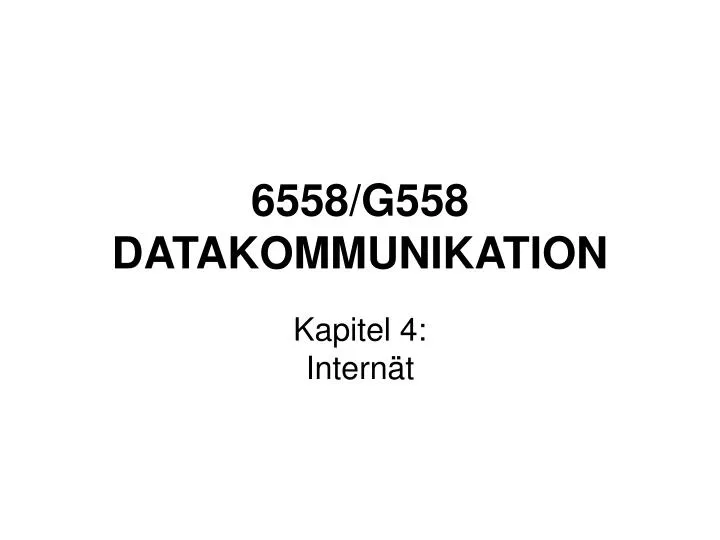6558 g558 datakommunikation