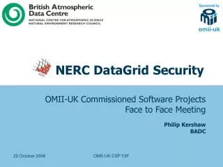 NERC DataGrid Security