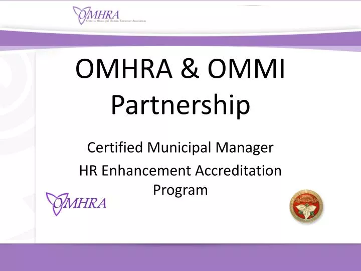 omhra ommi partnership